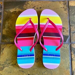 Gap Striped Flip Flops